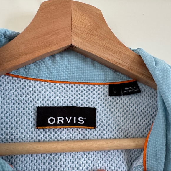 Blue Orvis Boat Shirt - Picture 4 of 6